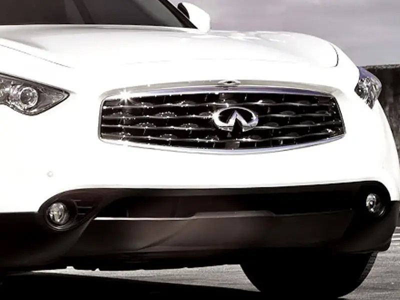 Передня накладка Libao (пластик) для Infiniti QX70 2013-2019 рр