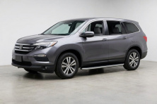 Бокові пороги Tayga Grey (2 шт., Алюміній) Honda Pilot 2015-2022 рр.