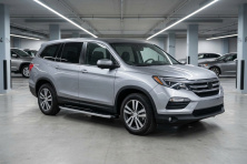 Бокові пороги Fullmond (2 шт., Алюміній) Honda Pilot 2015-2022 рр.