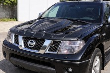 Комплект накладок на капот DRAGON (3 шт) Nissan Navara 2006-2015 гг.