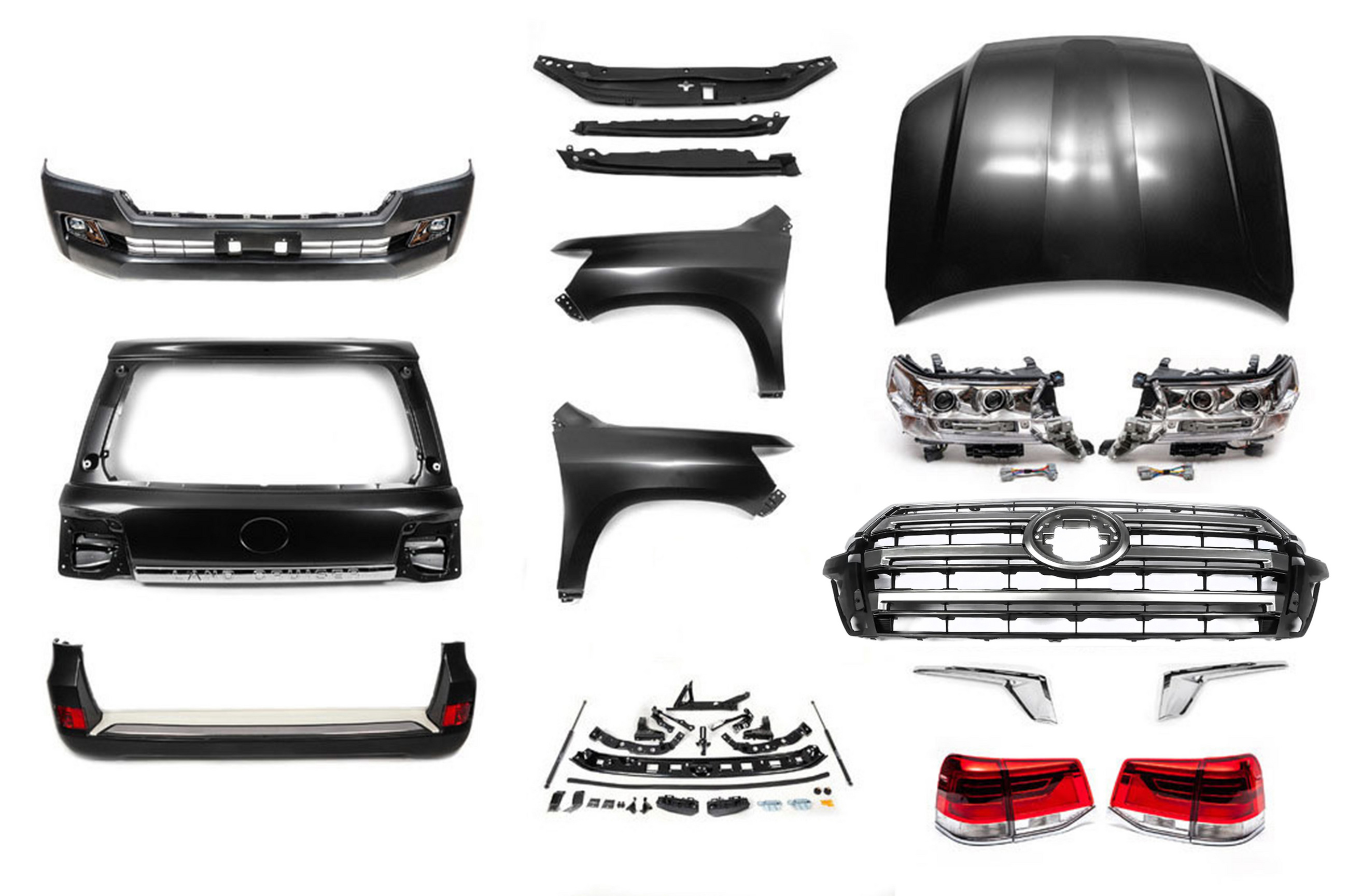 Комплект рестайлінгу з LC200 2008-2015 на LC 2016- Comfort для Toyota Land Cruiser 200 рр