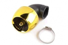 Фільтр повітряний (нульовик) Ø42mm, 45*, турбіна (золотий) EVO