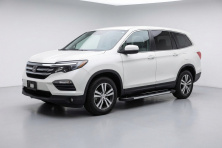 Бокові пороги RedLine V1 (2 шт., Алюміній) Honda Pilot 2015-2022 рр.
