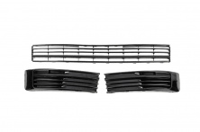 Передні нижні решітки (3 частини, глянець) Volkswagen T6 2015-2024 рр.