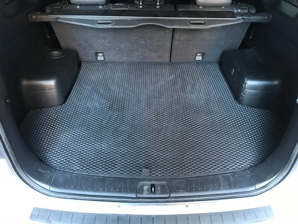 (5 місць) Килимок багажника (EVA, чорний) для Chevrolet Captiva 2006-2019 рр