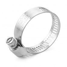 Хомут стальной оцинкованный 12,7 мм D 21-44 мм.