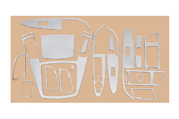 Накладки на панель BIG Алюміній для Hyundai I-30 2007-2011 рр