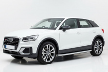 Бокові пороги Tayga Grey (2 шт., Алюміній) Audi Q2 2016- рр.