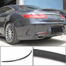 Спойлер V1 (купе, Карбон) Mercedes S-class C217 Coupe 2014-2020 рр.