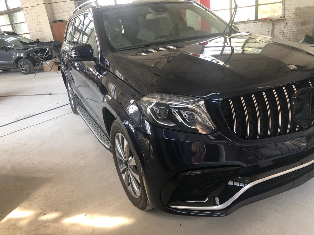 Комплект обвісів з повним бампером AMG V1 (GLS63) для Mercedes GL/GLS сlass X166 2012-2019 рр