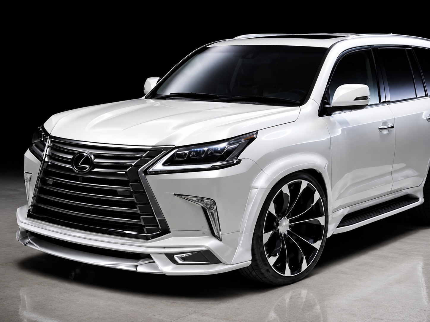 Комплект обвісів (Wald) Під фарбування для Lexus LX570/450d 2008-2022 рр