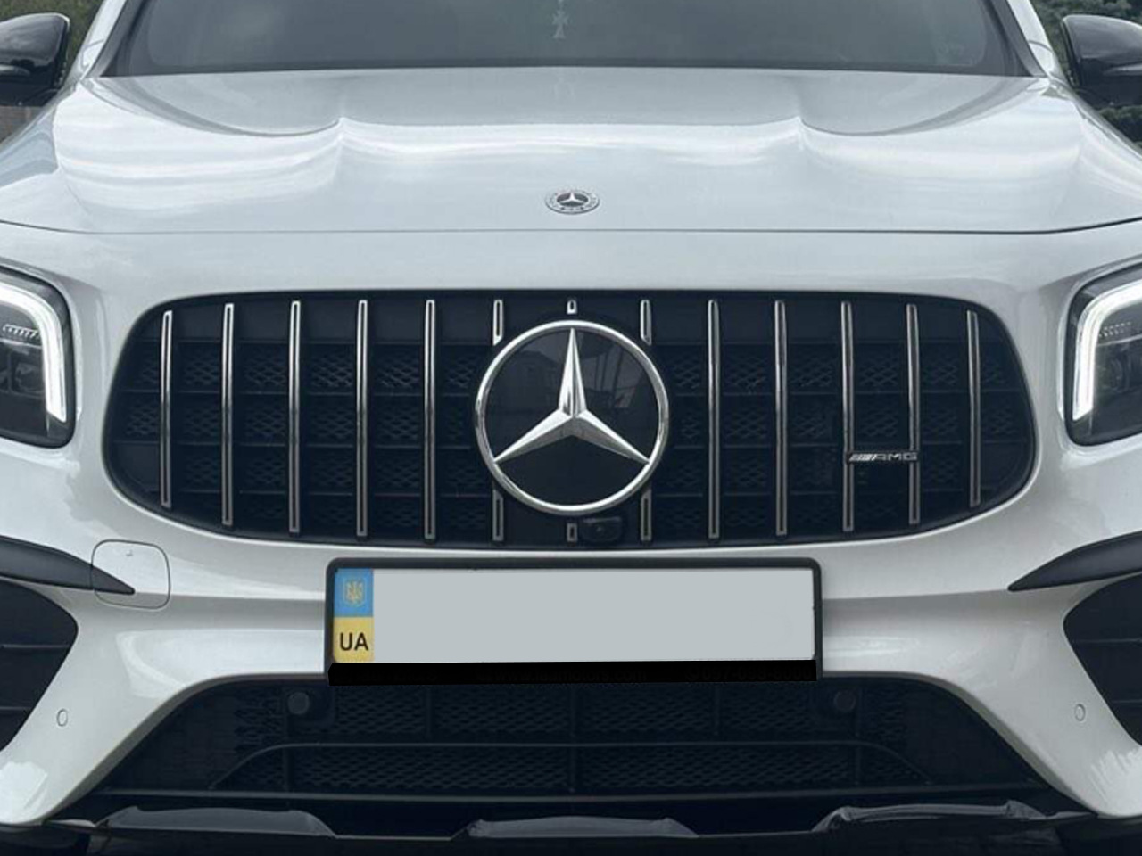 Передня решітка Panamericana GT (для AMG-Line 2019-2023) З місцем під камеру для Mercedes GLB X247 2019- рр