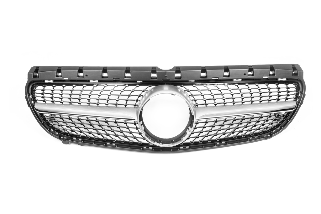 Передня решітка Diamond Silver (2015-2018) для Mercedes B-class W246 рр