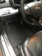 Килимки 2012-2014 (EVA, чорні) Kia Sorento II XM 2009-2014 рр.