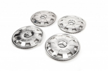 Ковпаки з нержавійки Пелюстки (1-катковий, 4 шт) Volkswagen Crafter 2006-2016 рр.