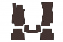 Гумові килимки Carsuit V2 (Sedan, коричневий) Audi A5 2024- рр.