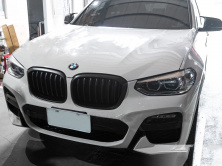 Ніздрі 1 Bar (2018-2021, чорний матовий) BMW X3 G01 2018- рр.
