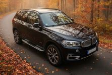 Бокові пороги Tayga V2 (2 шт., Алюміній) BMW X5 F15 2013-2018 рр.