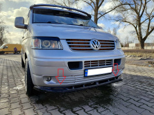 Передня лип накладка (ABS) для Volkswagen T5 Caravelle 2004-2010 рр