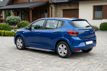 Бокові пороги Rainbow (2 шт., Алюміній) Dacia Sandero 2021- рр.