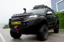 Передній бампер з захистом картеру Dakar (2019+) Mitsubishi L200 2015-2024 рр.