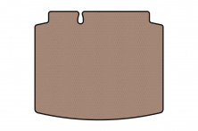 Гумовий килимок в багажник Carsuit (HB, 5-ти дверний, бежевий) Seat Leon 2005-2012 рр.