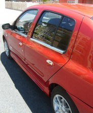 Бокові пороги Ferrari-type (під фарбування) для Renault Symbol 1999-2008 рр