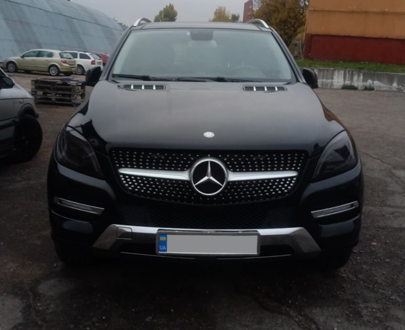 Тюнінг решітка Diamond (для ML) для Mercedes GLE/ML сlass W166 2011-2018 рр