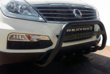 Кенгурятник WT004 Black (нерж) SsangYong Rexton I 2001-2017 рр.
