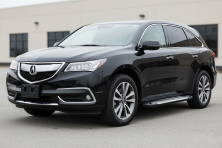 Бокові пороги Allmond Grey (2 шт., Алюміній) Acura MDX 2013-2020 рр.