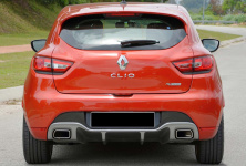 Задній дифузор DPT (для RS, Під фарбування) Renault Clio IV 2012-2019 рр.
