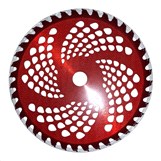 Нож мотокосы 40T (Ø255/25.4 mm) (победитовые зубья) (красный) тип 2 SVET
