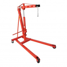 Гидравлический подкатной кран-съемник двигателя 1 т INTERTOOL