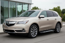 Бокові пороги Sunrise (2 шт., Алюміній) Acura MDX 2013-2020 рр.