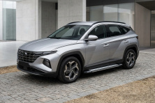 Бокові пороги Rainbow (2 шт., Алюміній) Hyundai Tucson NX4 2021- рр.