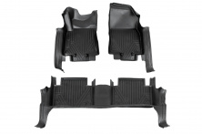 Гумові килимки Niken Luxury 3D (Для X-trail, 3 шт) Nissan X-trail T32/Rogue 2014-2021 рр.