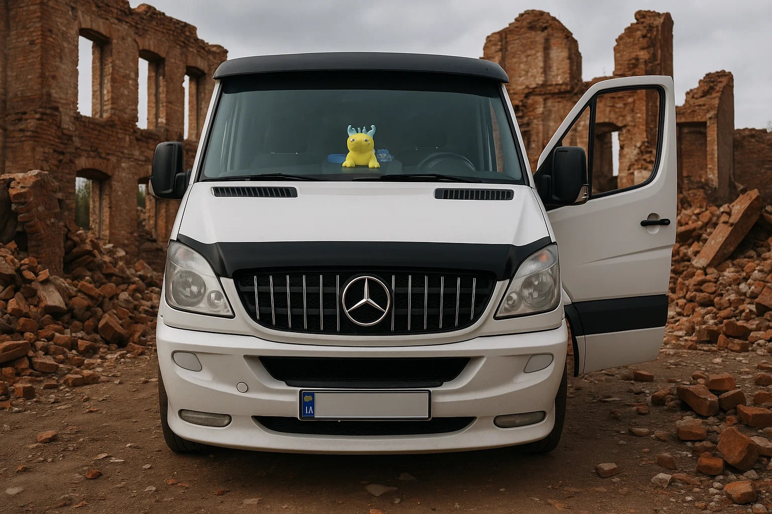 Передня решітка GT Panamericana Chrome (2006-2013) для Mercedes Sprinter W906 рр