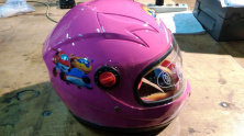 Шлем детский интеграл   (розовый)   (MULT)   FGN