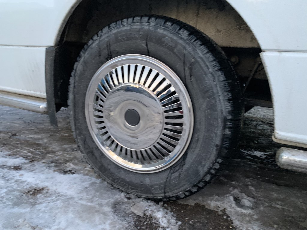 Ковпаки з нержавійки Зірка (1-катковий, 4 шт) для Mercedes Sprinter W906 2006-2018 рр