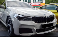 Ніздрі M-Look (2017-2020, чорний глянець) BMW 6 серія G32 2017- рр.