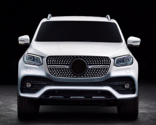 Передня решітка Diamond для Mercedes X class 2017-2020 рр