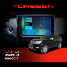 Штатна магнітола Torssen Great Wall Hover H2 2014-2017 F9432 4G Carplay DSP