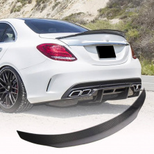 Спойлер V4 (для SD 2015-2021, Карбон) Mercedes C-сlass W205 2014-2021 рр.
