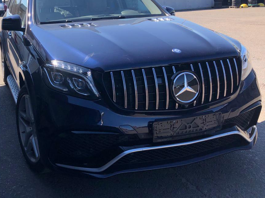 Передня решітка GT Panamericana (для GLS) для Mercedes GL/GLS сlass X166 2012-2019 рр