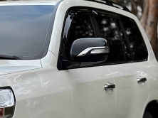 Кришки дзеркал (з повторювачем, стиль 2016) Чорний колір для Toyota Land Cruiser 200 2007-2021 рр