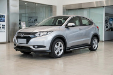 Бокові пороги Vision New Black (2 шт., Алюміній) Honda HR-V 2014-2021 рр.