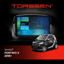Штатна магнітола Torssen Smart ForTwo 3 18+ FL9 4+64Gb 4G Carplay DSP