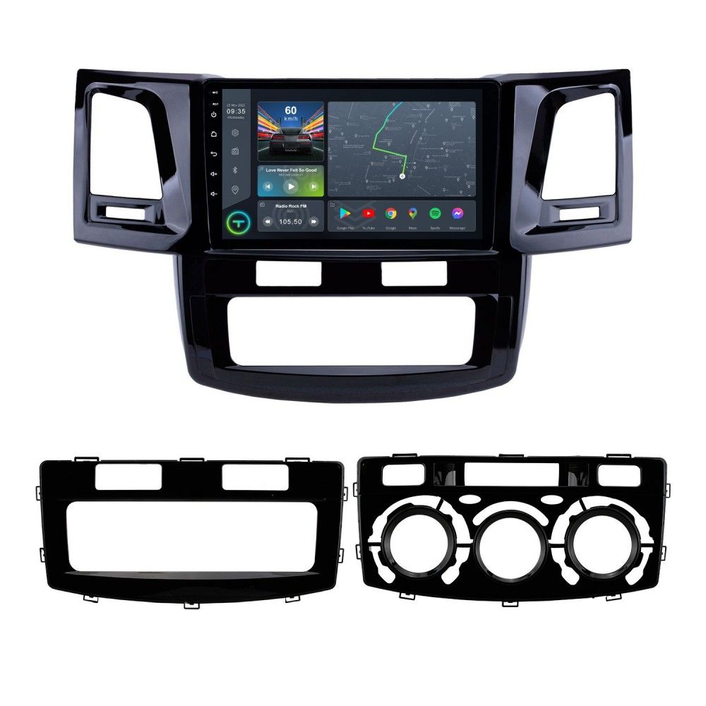 Штатна магнітола Torssen Toyota Hilux 12 climate FL9 4+64Gb 4G Carplay DSP