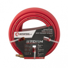 Шланг гибридный, профессиональный, 20 атм, 10*17мм, 10м с ​​латунными быстроразъемными соединениями, STORM