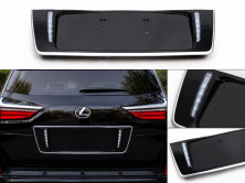 Задня підставка під номер з LED (2007-2023) Білий колір для Lexus LX570/450d рр